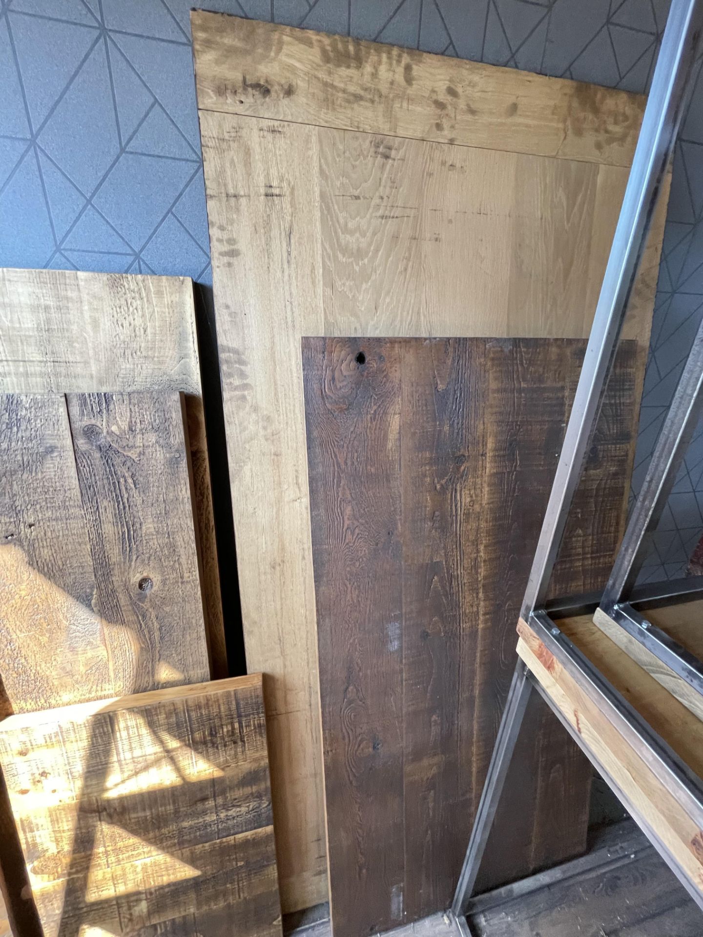 Qty of Mixed sized timber and table tops. Stored near Clenchwarton, Kings Lynn. - Image 3 of 3