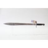 A British model 1871 bayonet, makers mark A/C and numbered 3414 A.C., (N.B.