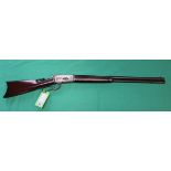 A Winchester model 1886 lever action rifle, in obsolete 40-82 cal, S/No.