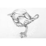 Cultery Robin Sculpture - Pencil.