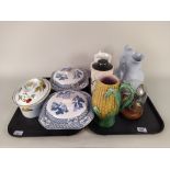 Two mixed trays of various ceramics etc