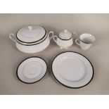 A Boots 'Hanover Green' part tea and dinner set