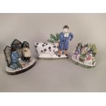 A group of five Rye Pottery figurines including chef and cook,