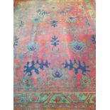 A Turkish wool carpet,