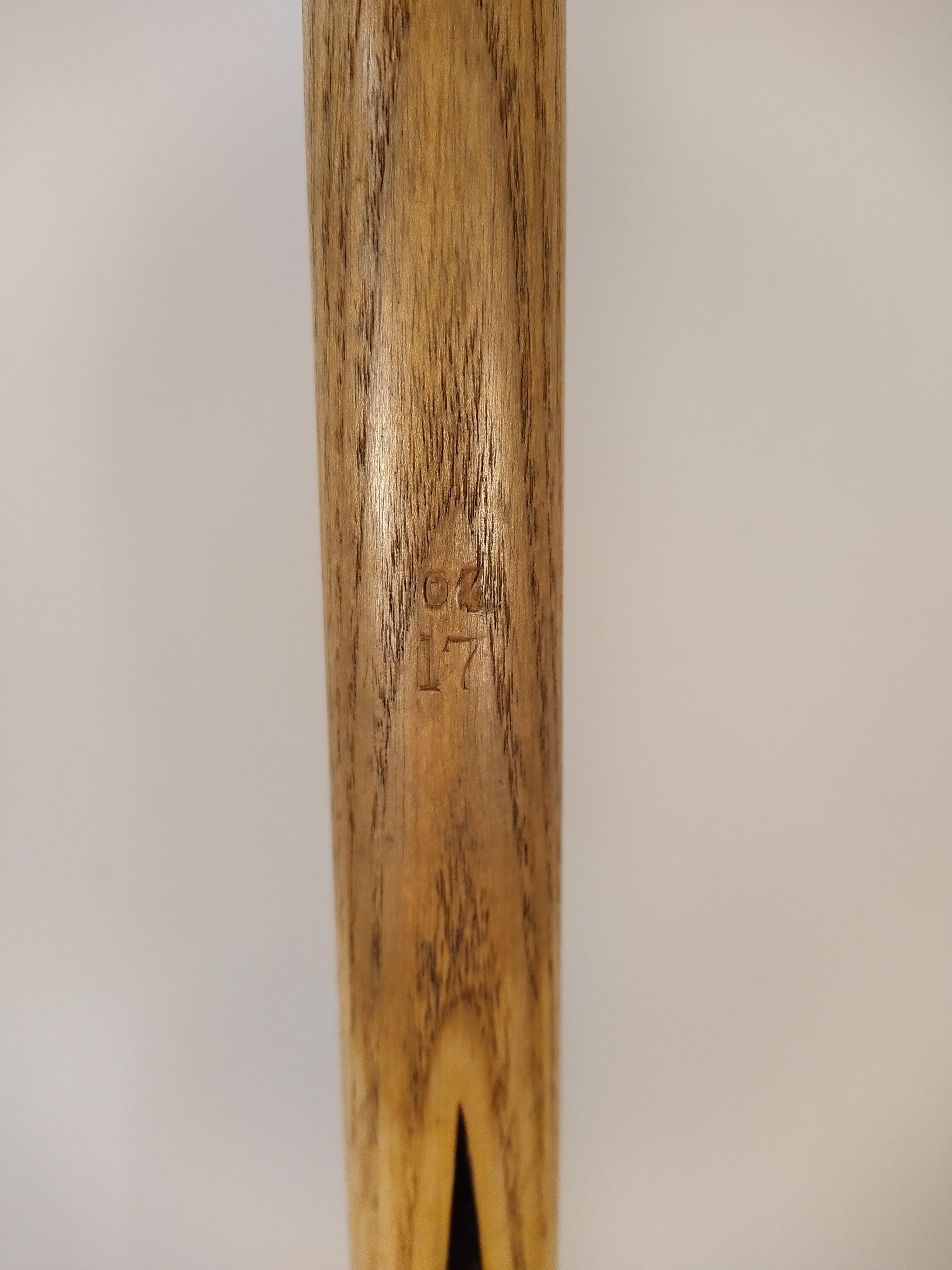 An ash snooker cue 'Exhibition Cue by Howarth Rultall, - Image 3 of 3