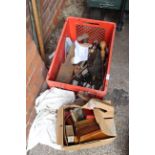 A crate of various tools etc