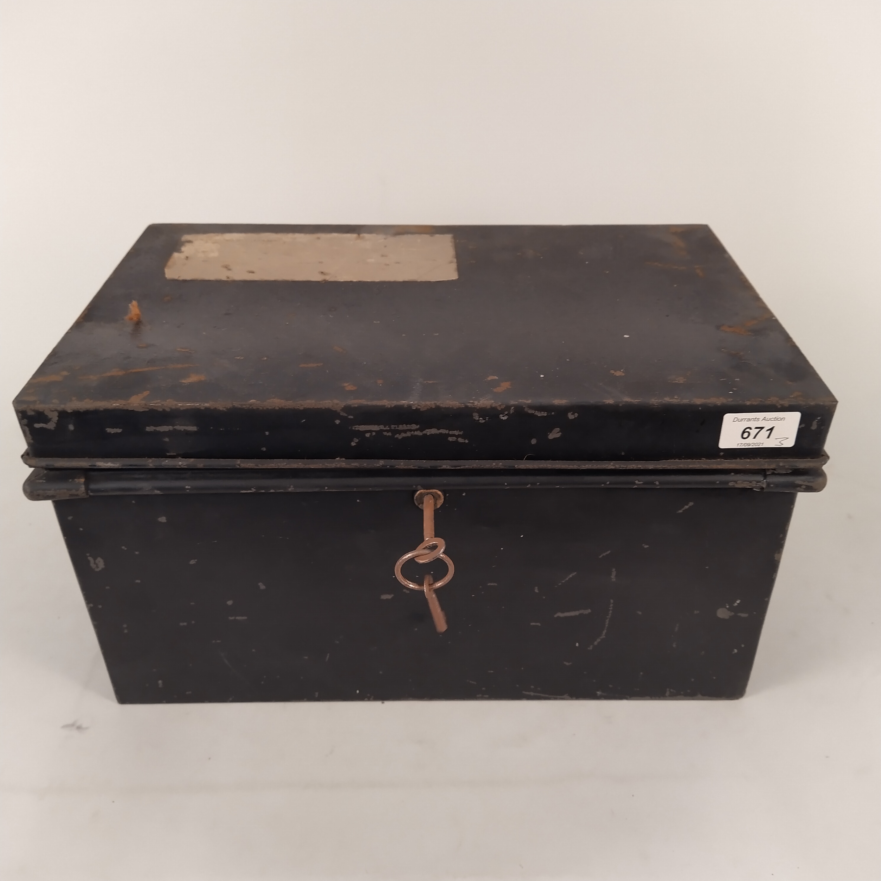 A tin box containing three boat compasses including a Heath-Marine 'Bosun' compass in original - Image 3 of 3