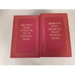 A set of eight Folio Society volumes 'The History of the Decline and Fall of the Roman Empire',