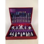 A boxed canteen of Arthur Price King pattern cutlery,