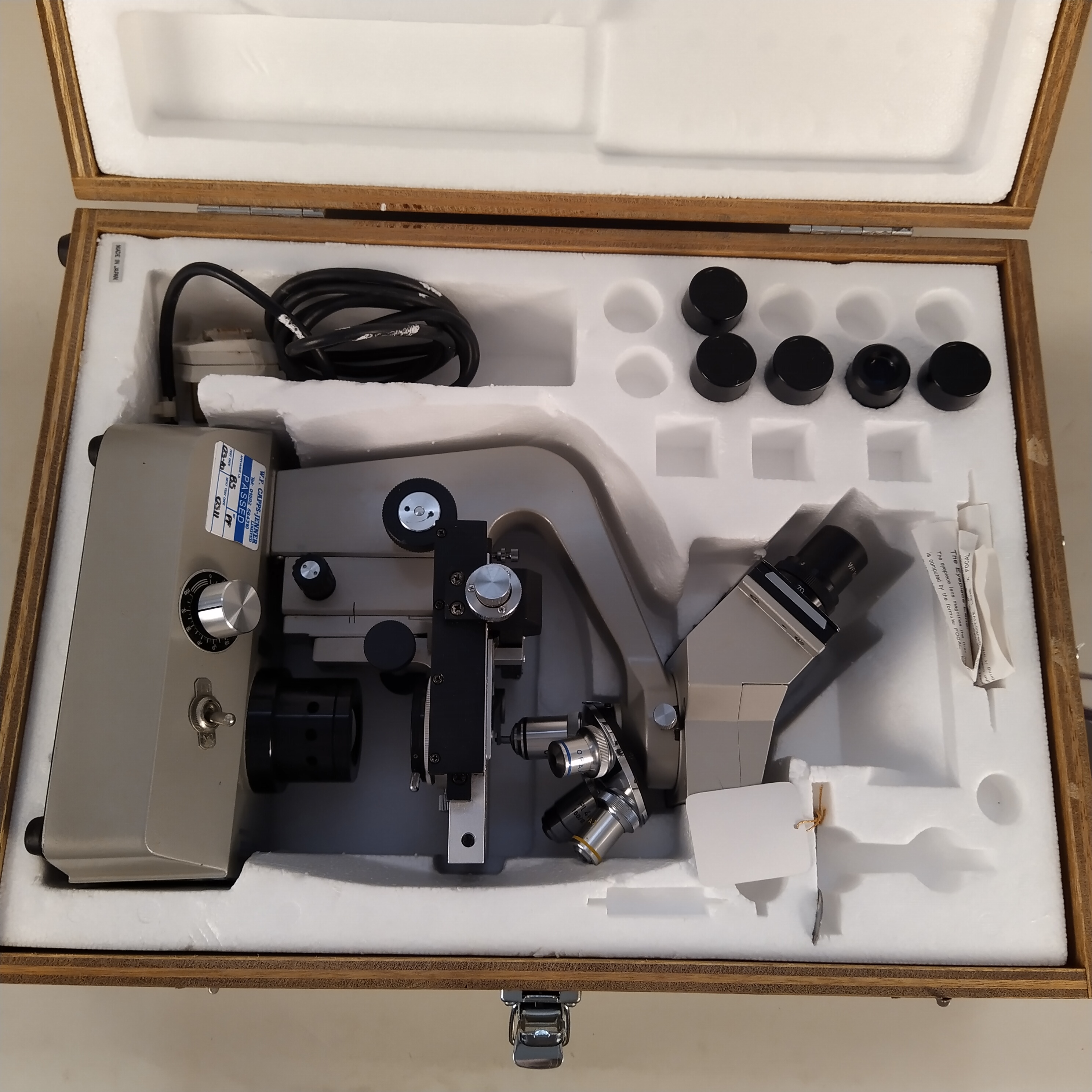 A cased Opax binocular electric microscope - Image 2 of 3