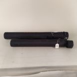 A pair of Shimano Exage STC telescopic rods in cases