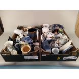 A large lot of mixed ceramics including a Cinque Ports pottery part tea set,
