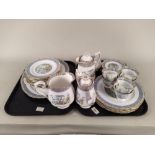 Royal Albert 'Silver Birch' pattern dinner and tea wares,