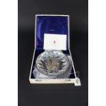 A Royal National Lifeboat Institution limited edition commemorative silver bowl by Ian Ribbons for