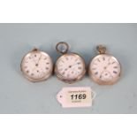 Three silver cased pocket watches including 'Acme Lener'