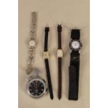 A selection of three lady's wristwatches,