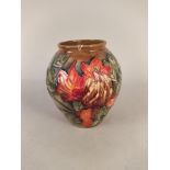 A good sized Moorcroft Flame of the Forest vase, dated 97 to base,