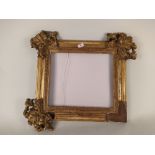 A late 18th Century/early 19th Century gilded picture frame (as found)