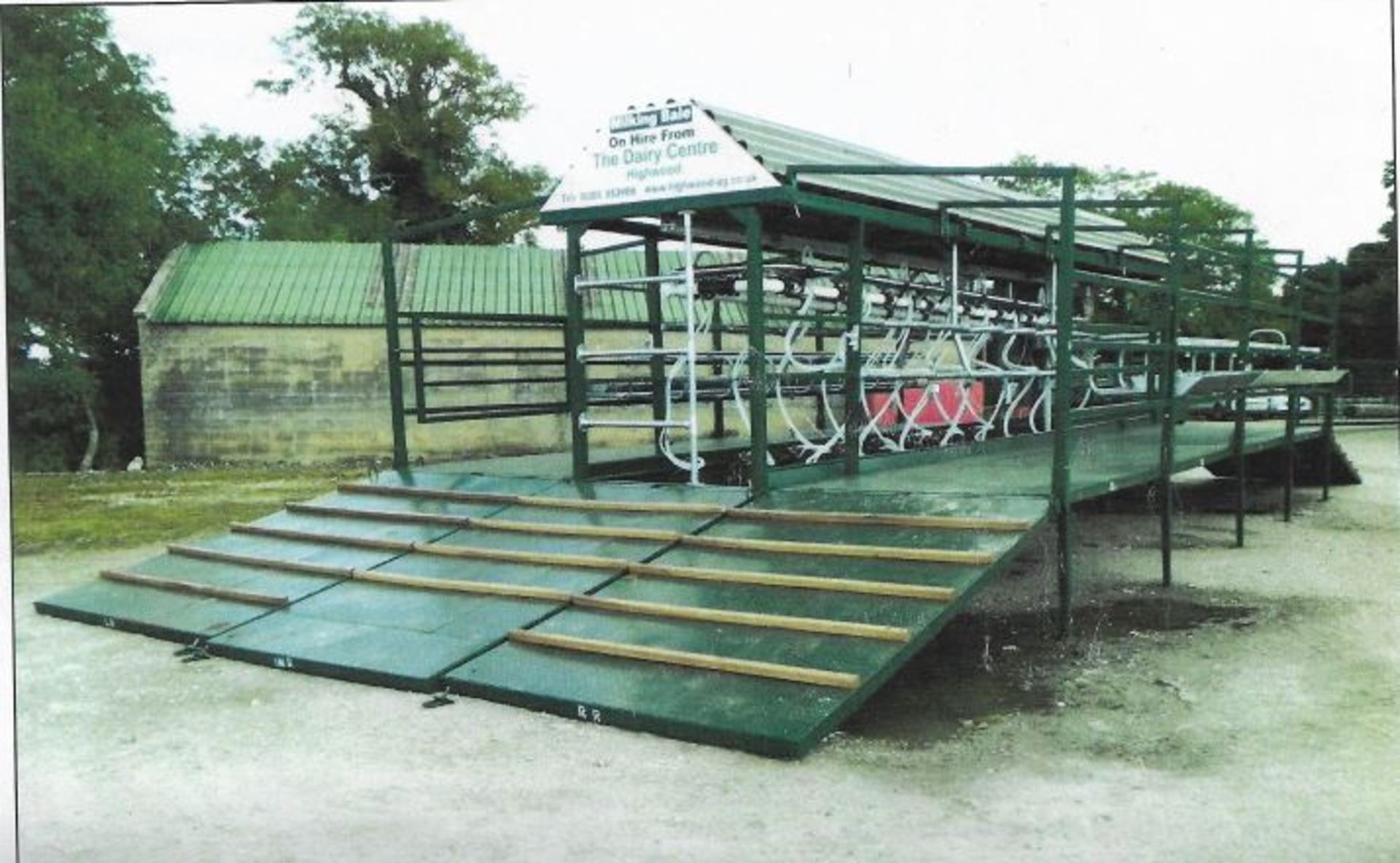 Highwood Milking Bale Westfalia 16/16 Parlour - bought new in 2014. Stored near Kirstead, Norfolk.