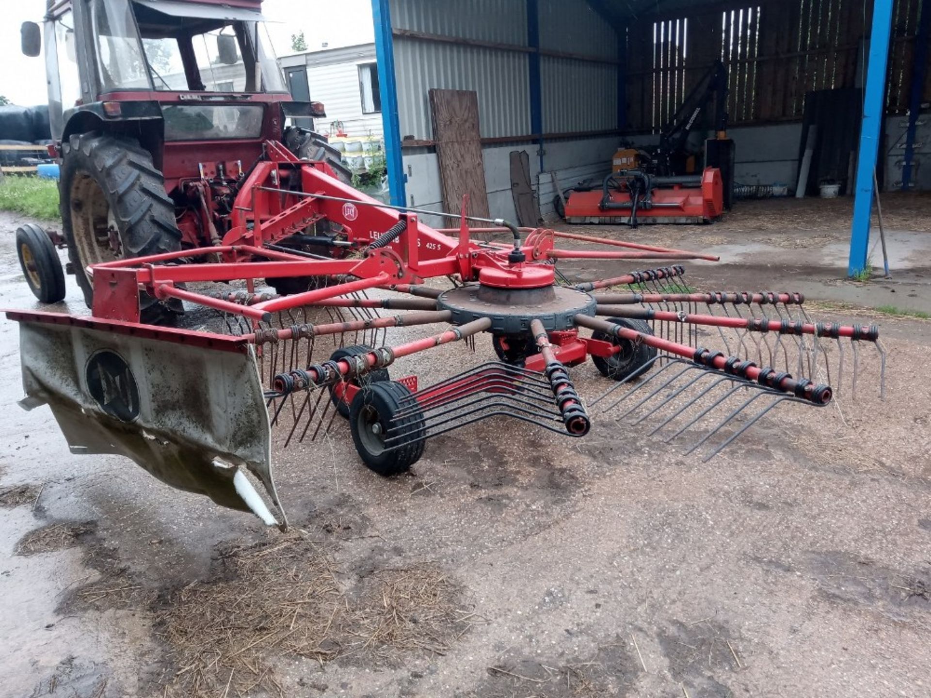 Lely Hibiscus single rota rake. Circ 2009 - 2012 . Working order with no major faults.