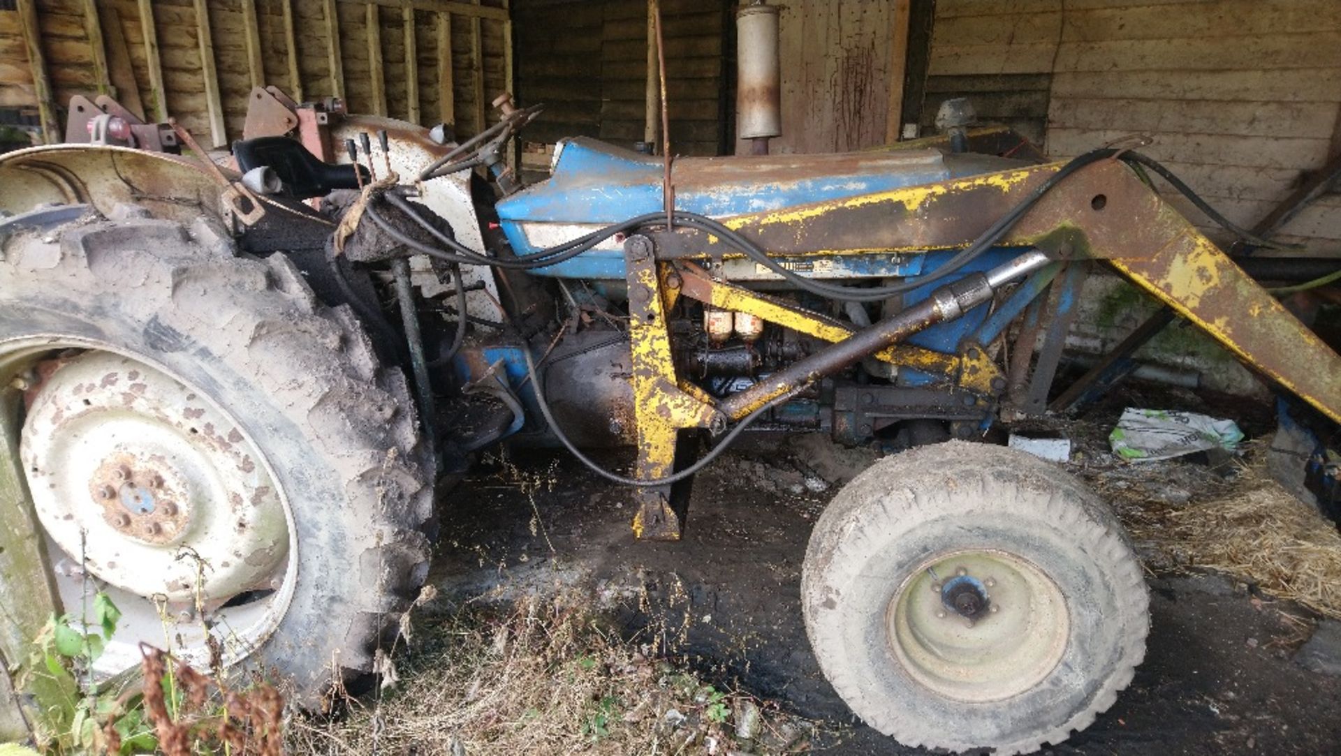 Ford 4000 Major 2wd tractor S/n C5 NN 7006 - B c/w front end loader, 4841 hrs. - Image 3 of 3