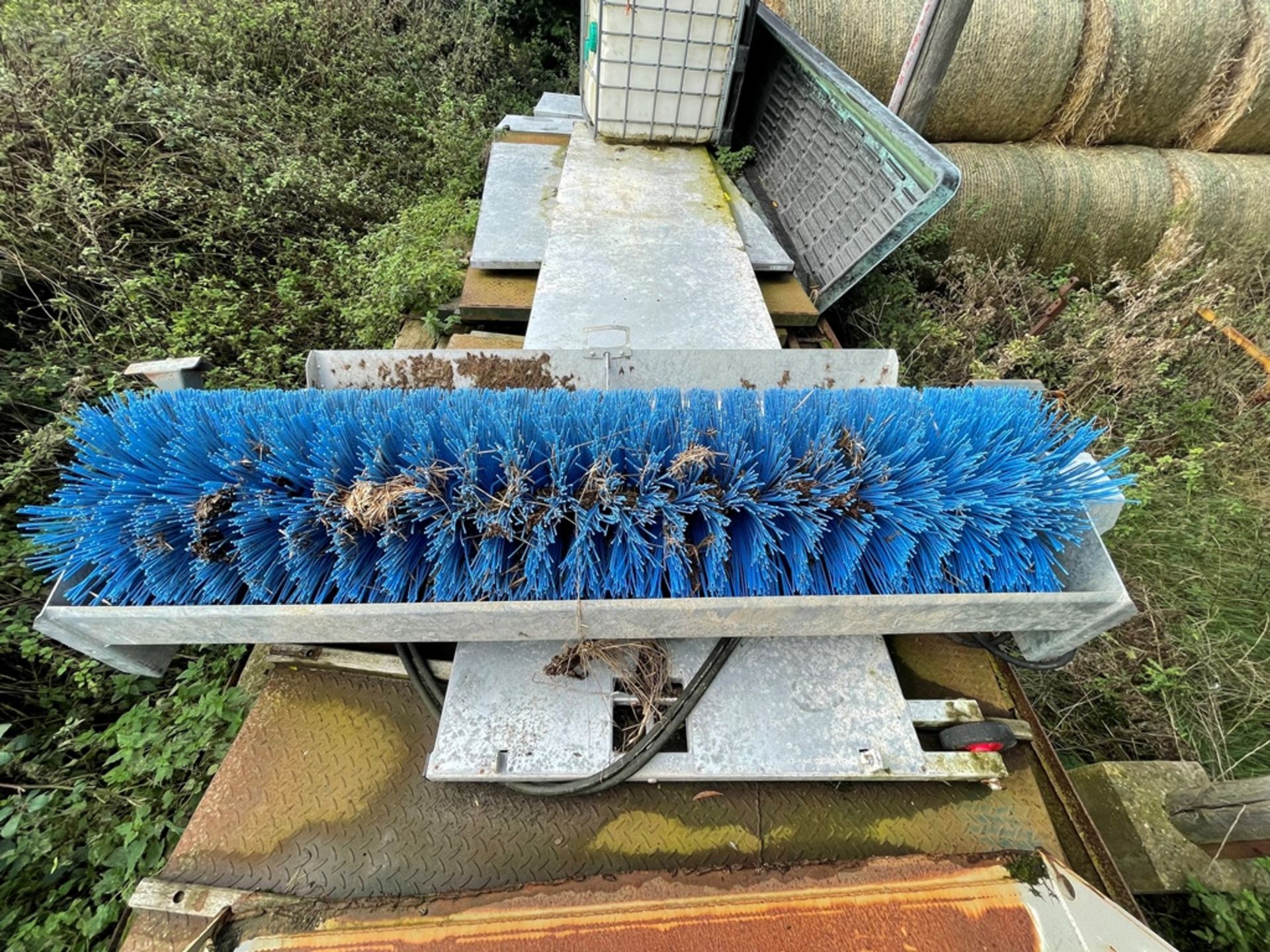 Tractor Mounted Road Sweep Brush, on farm since new approx 2019 . Stored near Badingham, Suffolk. - Image 3 of 4