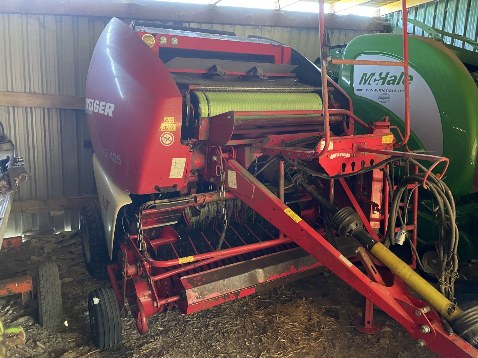 Welger RP435 Baler (2007), Rotor feed, D