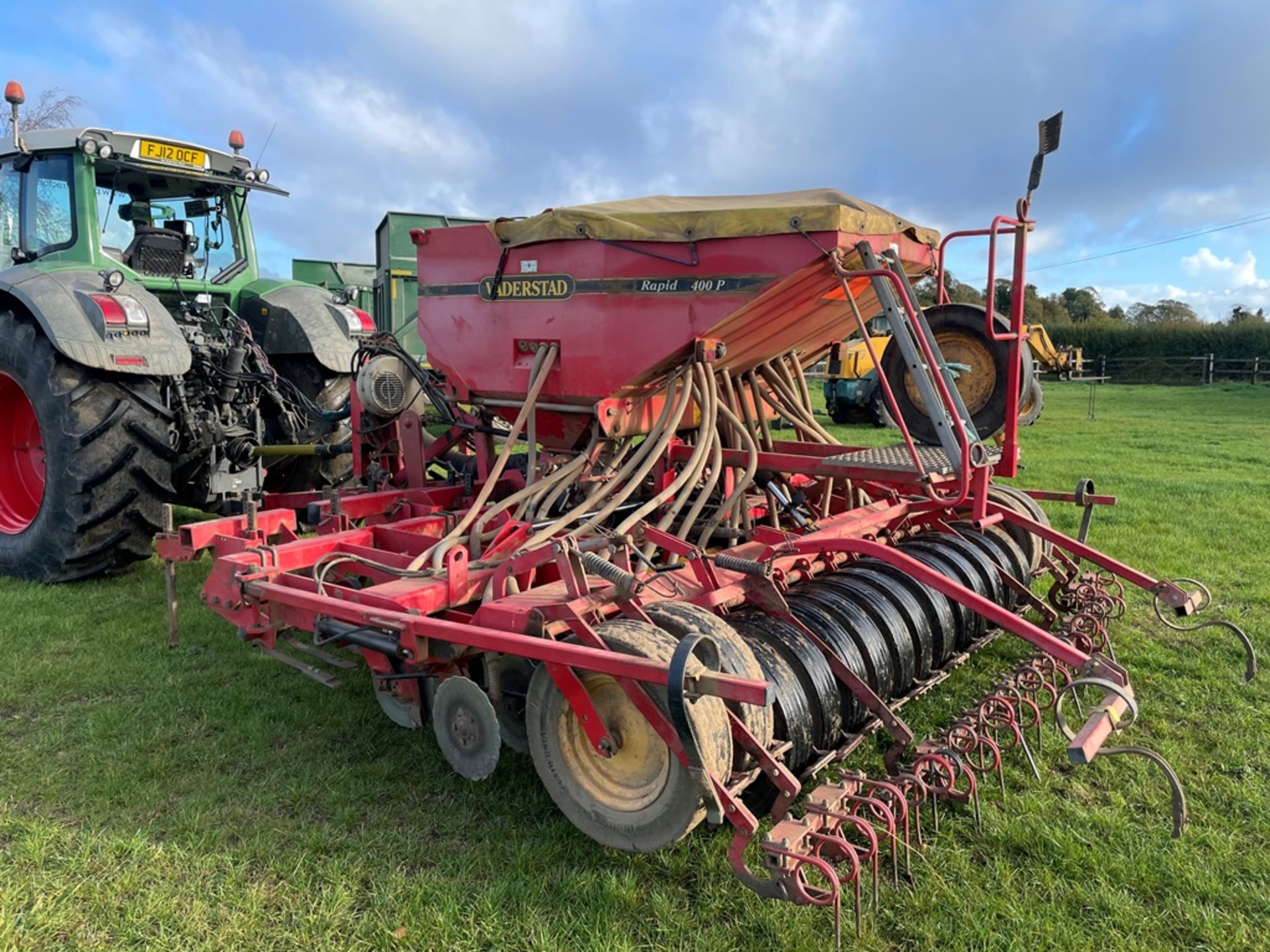 Vaderstad Rapid 400P (1995), No.1326, 4m rigid tine, had since 2013, camera not included. - Image 12 of 16