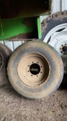Tyres and Wheels 385/65R22.5. Stored near Beccles, Suffolk.