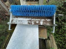 Tractor Mounted Road Sweep Brush, on farm since new approx 2019 . Stored near Badingham, Suffolk.