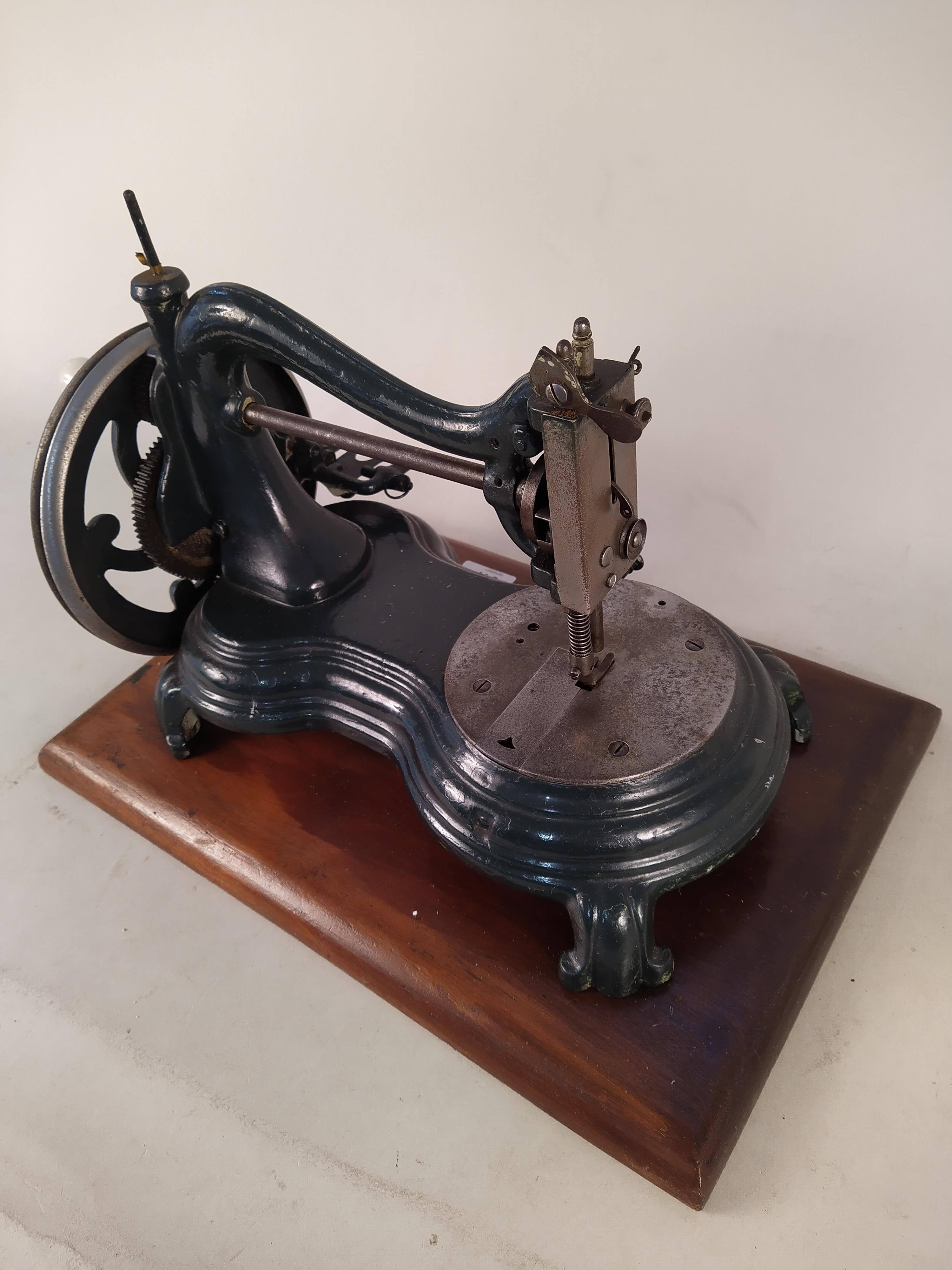 A late 19th Century sewing machine by P Jones - Image 3 of 3