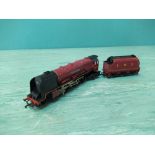 A boxed Hornby R697 LMS Express passenger set including engine and coaches,