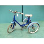 A vintage Raleigh tricycle (rust spots to metal)