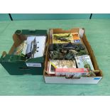 A large quantity of early Airfix soldiers,