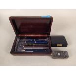 A Conway Stewart 'Dinkie' ink pen with 14ct gold nib,