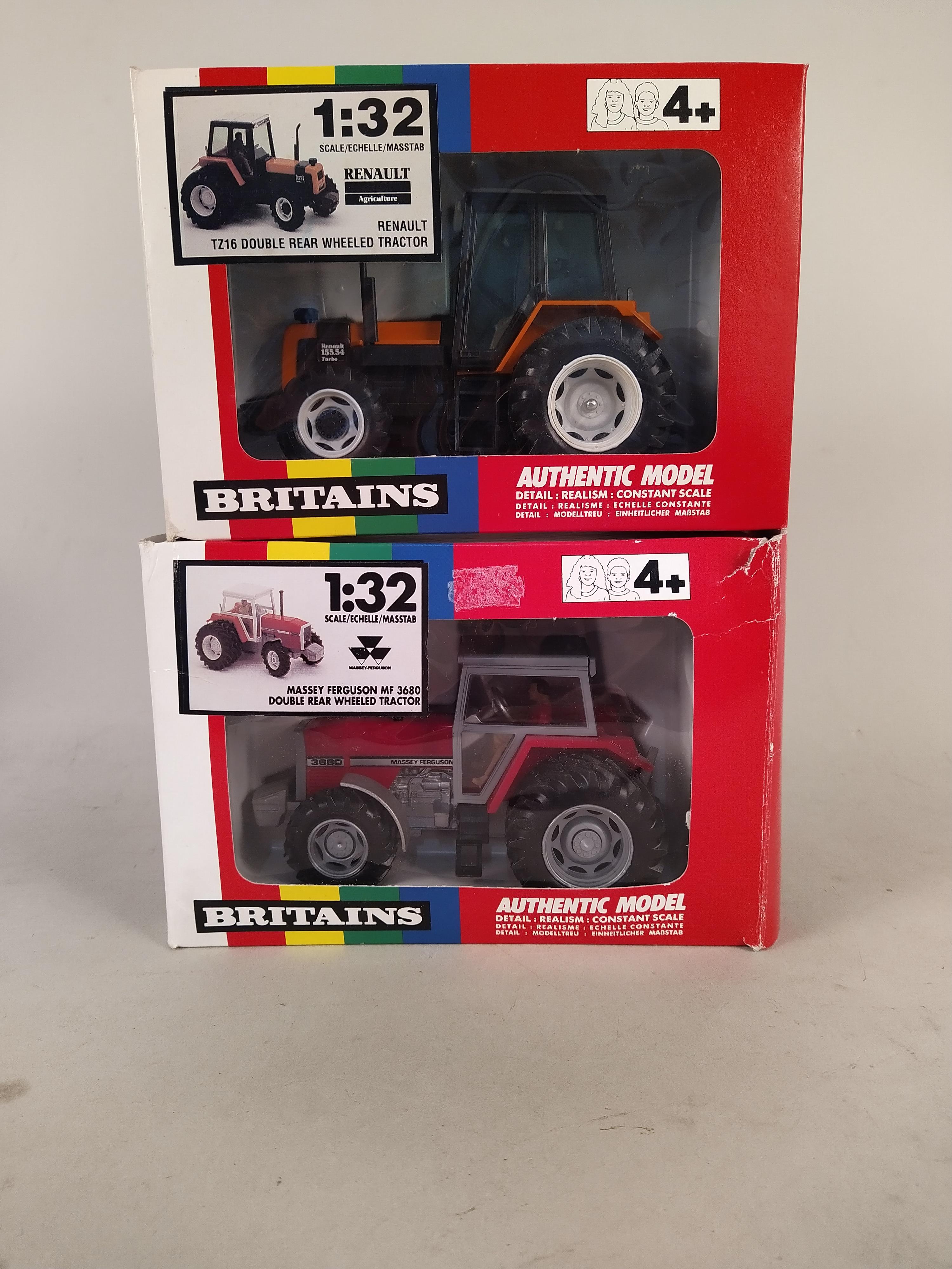 Three boxed Britains 1:32 scale models including 9500 Massey Ferguson, - Image 2 of 3
