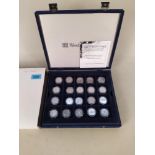 Cased Westminster United States '50 State Quarters' coin collection