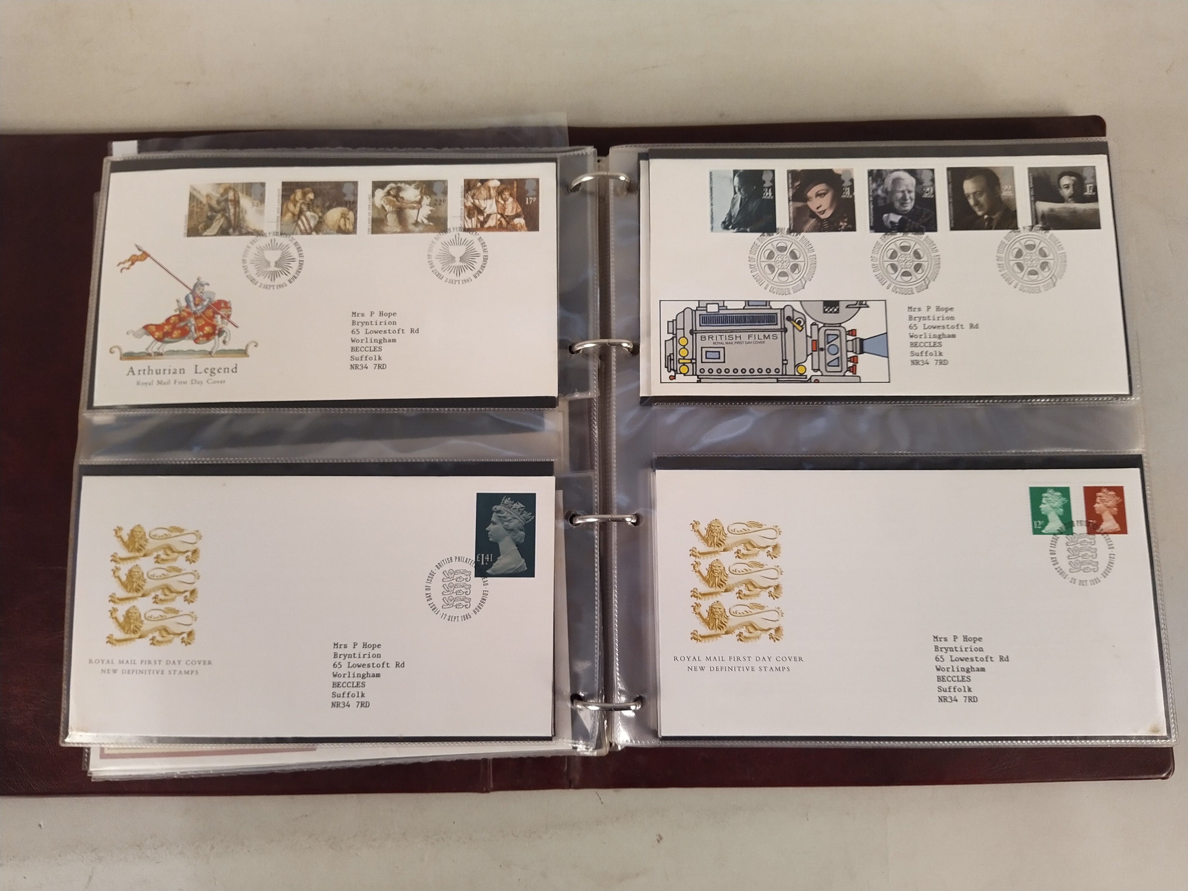 Three full first day cover albums, - Image 4 of 4