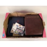 Four albums of first day covers and presentation packs including The Royal Family plus The Penny