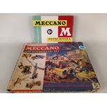 A boxed vintage Meccano Site Engineering Set No.5 with instructions, a Meccano Accessory Outfit No.