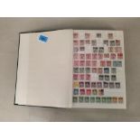 A part filled stamp album of used New Zealand