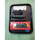 A boxed Hornby R041 GWR loco Pannier tank engine (box as found),