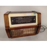 A large vintage 'Regentone' transistor radio