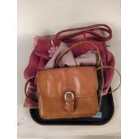 Two vintage leather Radley bags,