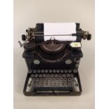 A 1926 Smiths Premier typewriter