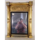 A William IV gilt wall mirror,