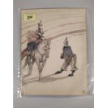 Henri de Toulouse-Lautrec (1864-1901) 'Circus' lithograph 'Ecuyere de Panneau' (Elle Est Gentille