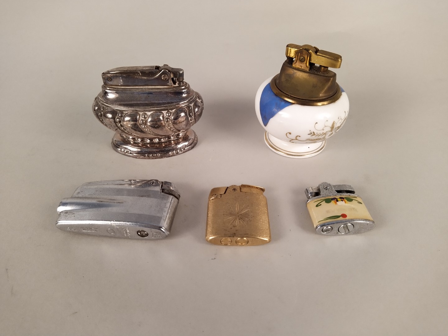 Two brass bells plus five assorted lighters - Image 2 of 3