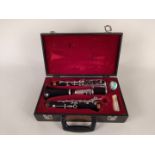 A cased Boosey & Hawkes clarinet