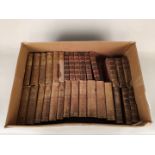 Eighteen volumes of The History of England by Hume & Smollett published by Bell & Daldy,